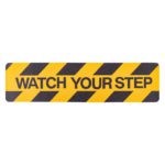 Antislip Mat Watch Your Step 150Mm X 600Mm Yellow