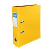 Bantex Lever Arch File PVC A4 Yellow Sold as Each 10 in a Box