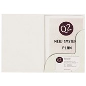 Marbig Presentation Folder A5 Gloss White 10 Pack