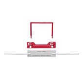 Avery Tubeclip Fastener Red 10 Pack