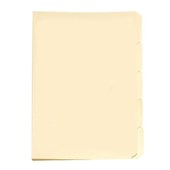 Avery Folder Manilla 5 Tabbed Foolscap Buff 50 Pack