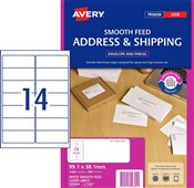 Avery Address Labels for Laser Printer 14up White 100 Pack