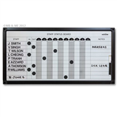 VisionChart Whiteboard Planner Staff Status 317x615mm