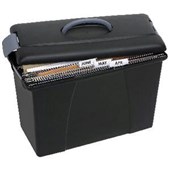 Crystalfile File Case Suspension with Handle Black