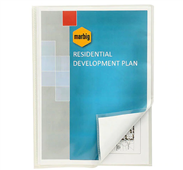 Marbig Flic File A3 10 Pocket Clear Insert Cover