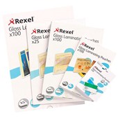 Rexel Laminating Pouch 2 x 180 Micron A4 25 Box