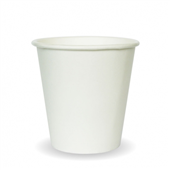 BioPak Wall Cup Single 6oz White 50 Pack Sold as Each 20 in a Carton