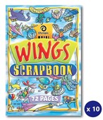 Olympic Scrapbook Wings 245x330mm 60gsm 72 Pages Sold as Each 10 in a Pack