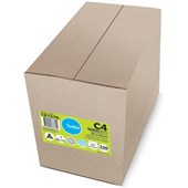 C4 Envelope Secretive Booklet Mailer Window Face Quick Open 100gsm Box of 250