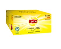 Lipton Yellow Label Enveloped Cup Tea Bags 1200 Box