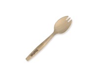 BioPak 16Cm Spork 100 Pack  Wood