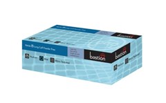 Bastion Nitrile Diamond Grip Long Cuff Blue Powder Free Large Box 50