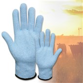 Bastion Cut 5 Liner Gloves 13g Blue Large Size 9 Pair