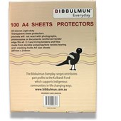 Bibbulmun Sheet Protectors A4 Light Weight 35 micron Pack of 100
