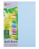 Quill Board A4 210gsm 50 Sheet Powdered Blue