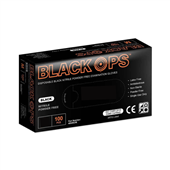 Black Ops Disposable Powder Free Latex Free Examination Nitrile Gloves Heavy Duty Small Box 100 Sold as Each 10 in a Carton