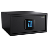 Dolphy Black Hotel Safe Box With Spring Loaded Door