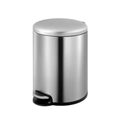 Dolphy 3L Stainless Steel Round Pedal Bin