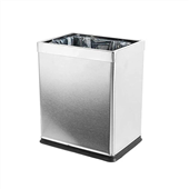 Dolphy 10L Indoor Silver Trash Can