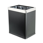 Dolphy 10L Black Stainless Steel Dustbin