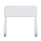 Dolphy White Wall Mounted Iron Board Hanger