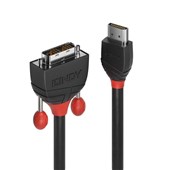 Lindy 2m HDMIDVID Cable BL