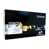 Lexmark C734 Yellow Toner Cart