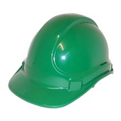 3M TA560 Safety Helmet Unvented ABS Green Bx10