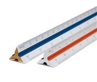 Aspire Triangular Scale Ruler 3 Sided