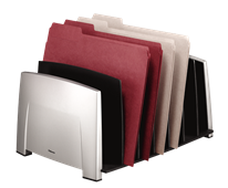 Fellowes File Sorter Large Blak Silver