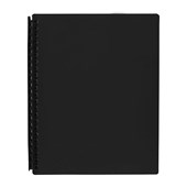 Marbig Display Book Refillable Black A4 40 Page
