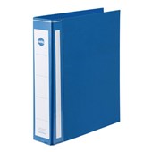 Marbig Ring Binder Deluxe A4 2D Ring 50mm Blue Sold as Each 12 in a Box