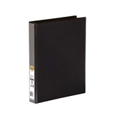 Marbig Clearview Insert Binder A4 3D Ring 25mm Black Sold as Each 20 in a Box
