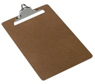 Marbig Masonite Clipboard with Large Clip Foolscap Sold as Each 6 in a Pack