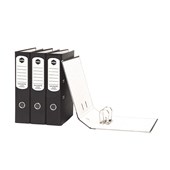 Marbig Lever Arch File Foolscap Black Sold as Each 10 in a Box