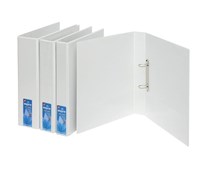 Aspire Insert Binder A4 4D Ring 25mm White 25 per Box