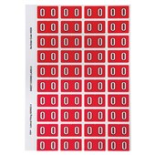 Avery Colour Coding Labels 0 Side Tab Red 240 Pack