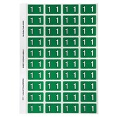 Avery Colour Coding Labels 1 Side Tab Green 240 Pack