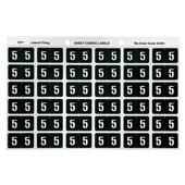 Avery Colour Coding Labels 5 Side Tab Dark Green 180 Pack