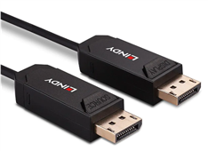 Lindy 15m Fibre Optic DP Cable