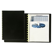 Marbig Kwik Zip Display Book 20 Pocket A4