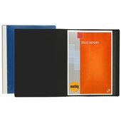 Marbig Display Book Clearview Front Insert A4 Black Sold as Each 20 in a Pack