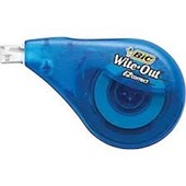 BIC Wite Out Correction Tape 4mm x 12m WhiteSOLD AS EACH12 IN A BOX