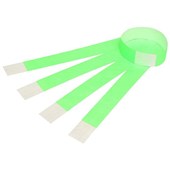 Rexel Tyvek Wrist Band Fluro Green Pk100