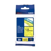Brother TZe641 Labelling Tape 18m Black on Yellow