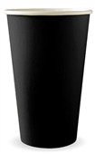 BioPak BioCup 510ml  16oz 90mm Black Single Wall Pack 50 Sold as Pack 50 1000 in a Carton