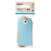 Avery Tag It Shipping String Pastel Blue 24 Pack