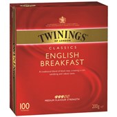 Twinings English Breakfast Tea Bags 100 Pack