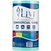 Livi 6006 Essentials Commercial Kitchen Wipes Green 90 Wipes