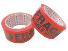 Stylus Fragile Tape 48mmx66m Fluorescent Sold as Each 6 in a Pack